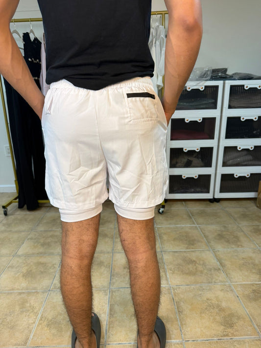 White Sport Short Men