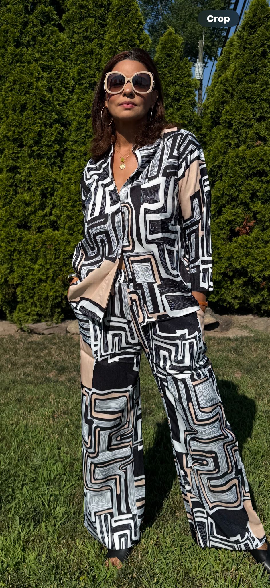 Linen Blouse and Pants