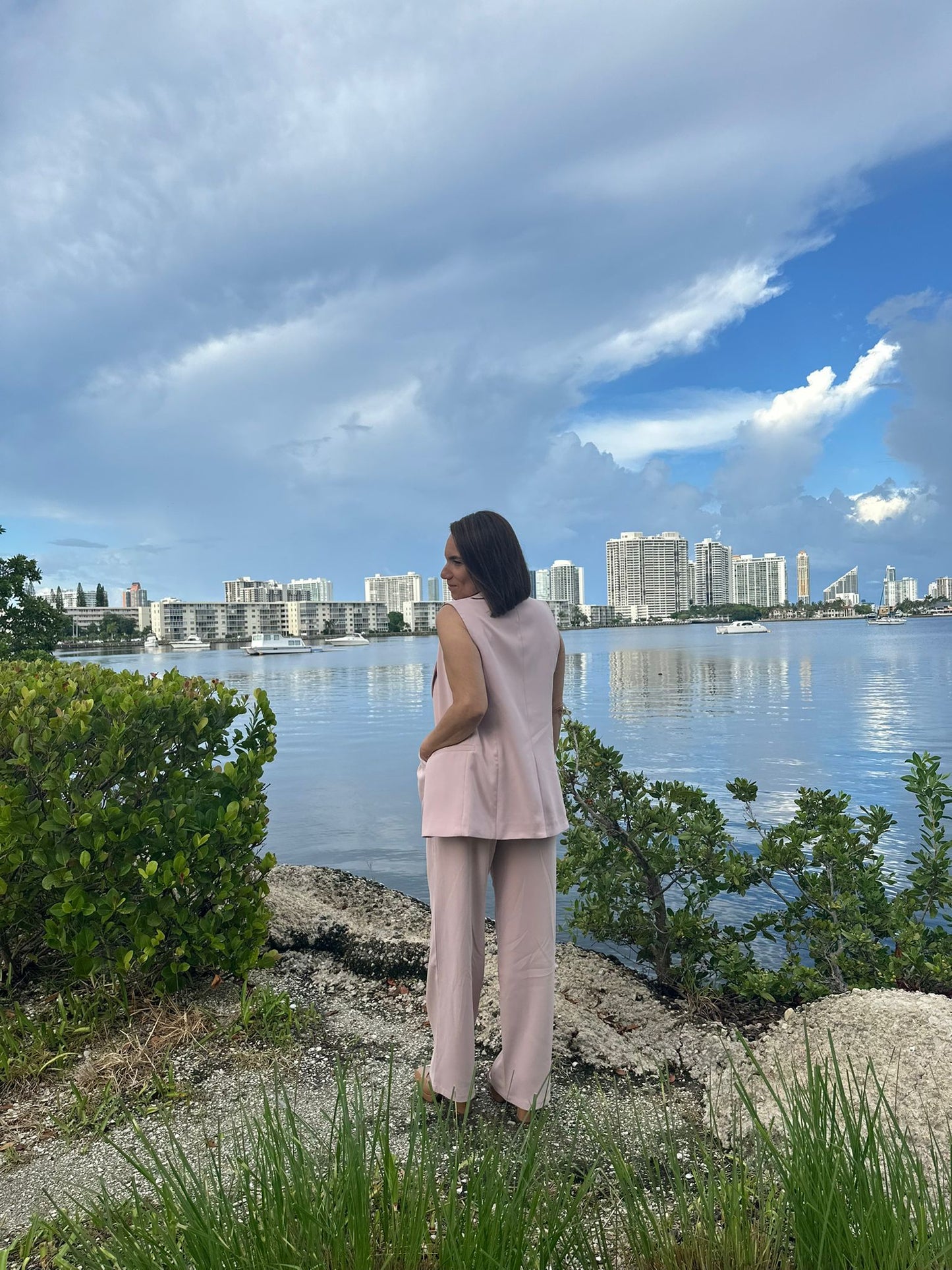 Suit Blush Pink