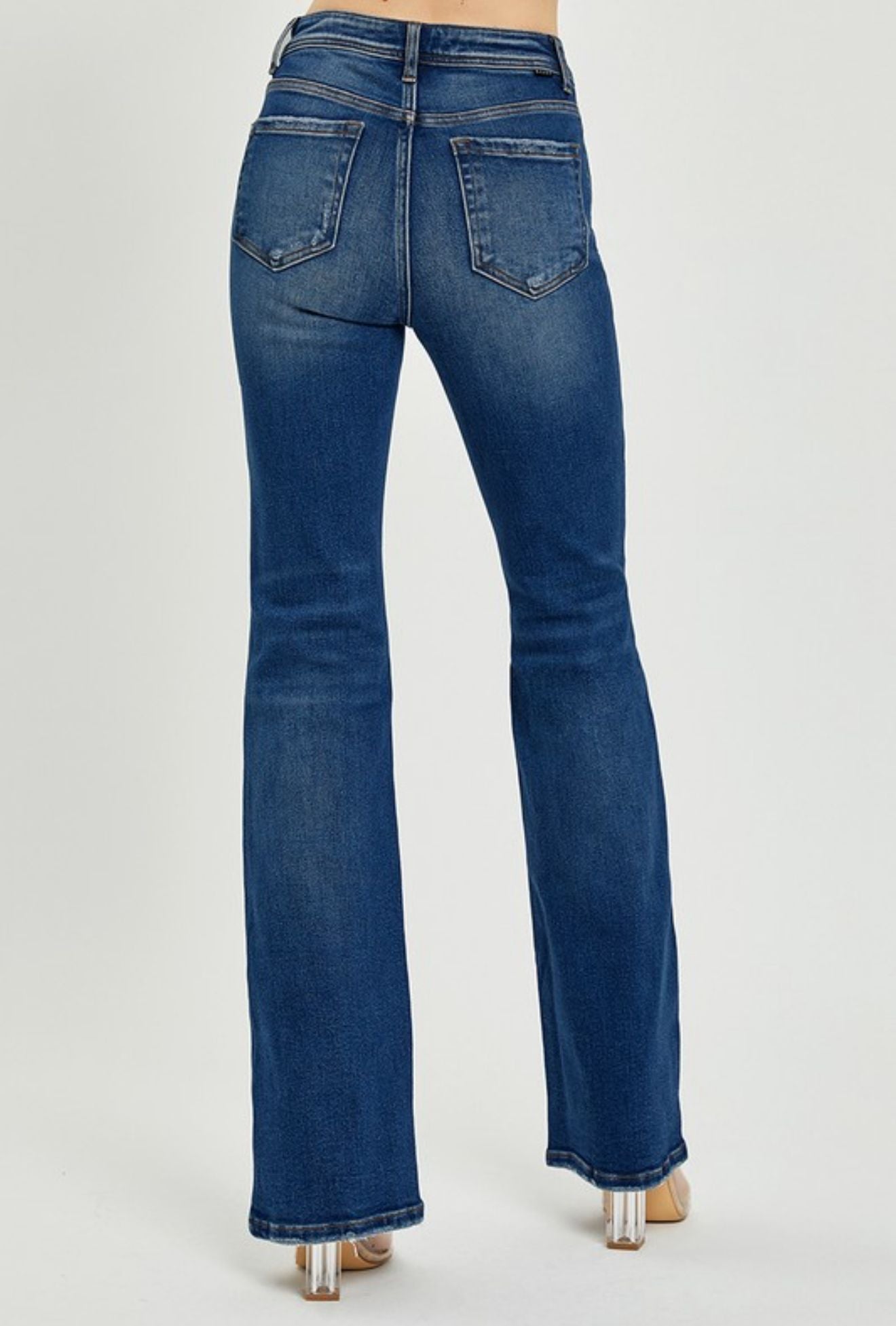 High Rise Bootcut Jeans