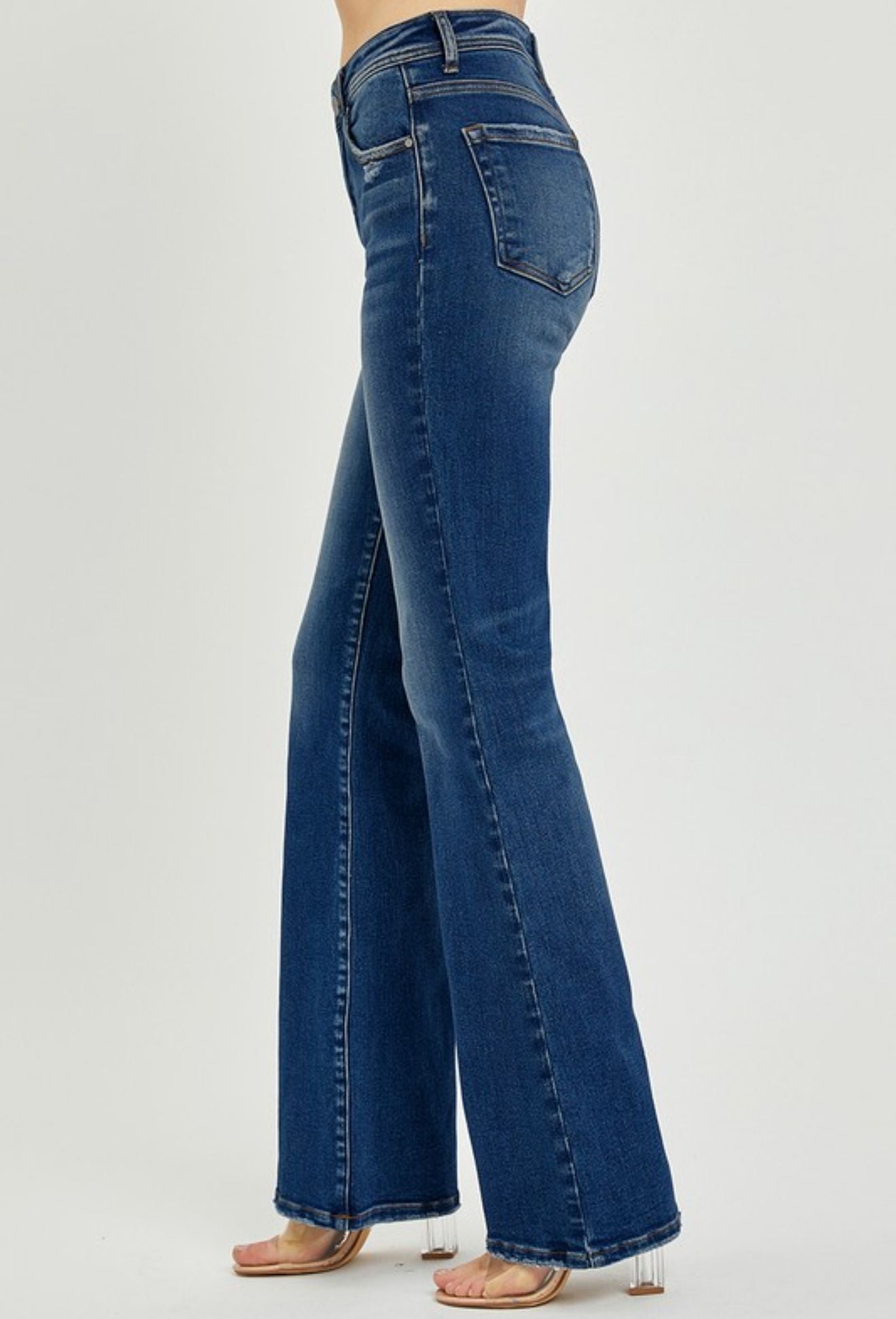 High Rise Bootcut Jeans
