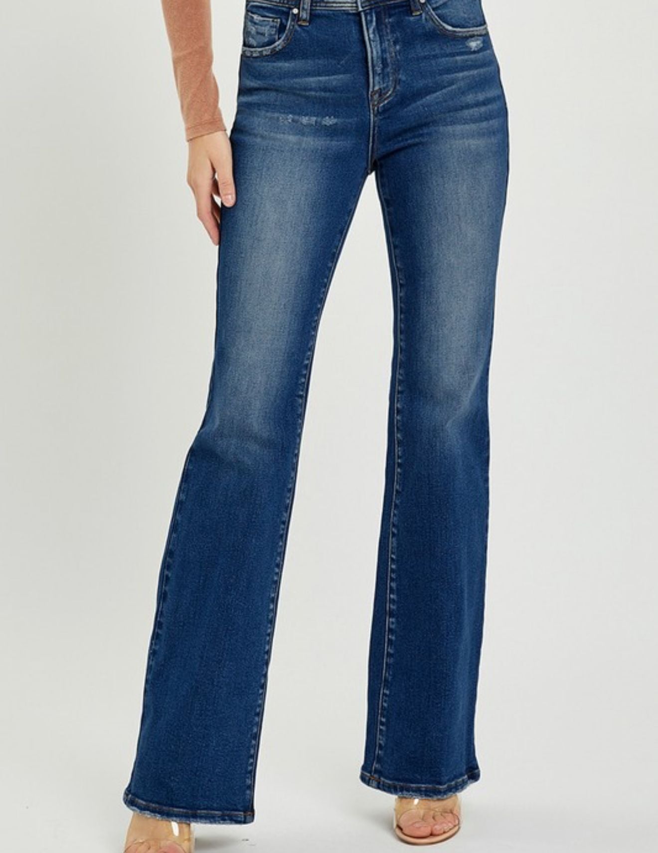 High Rise Bootcut Jeans