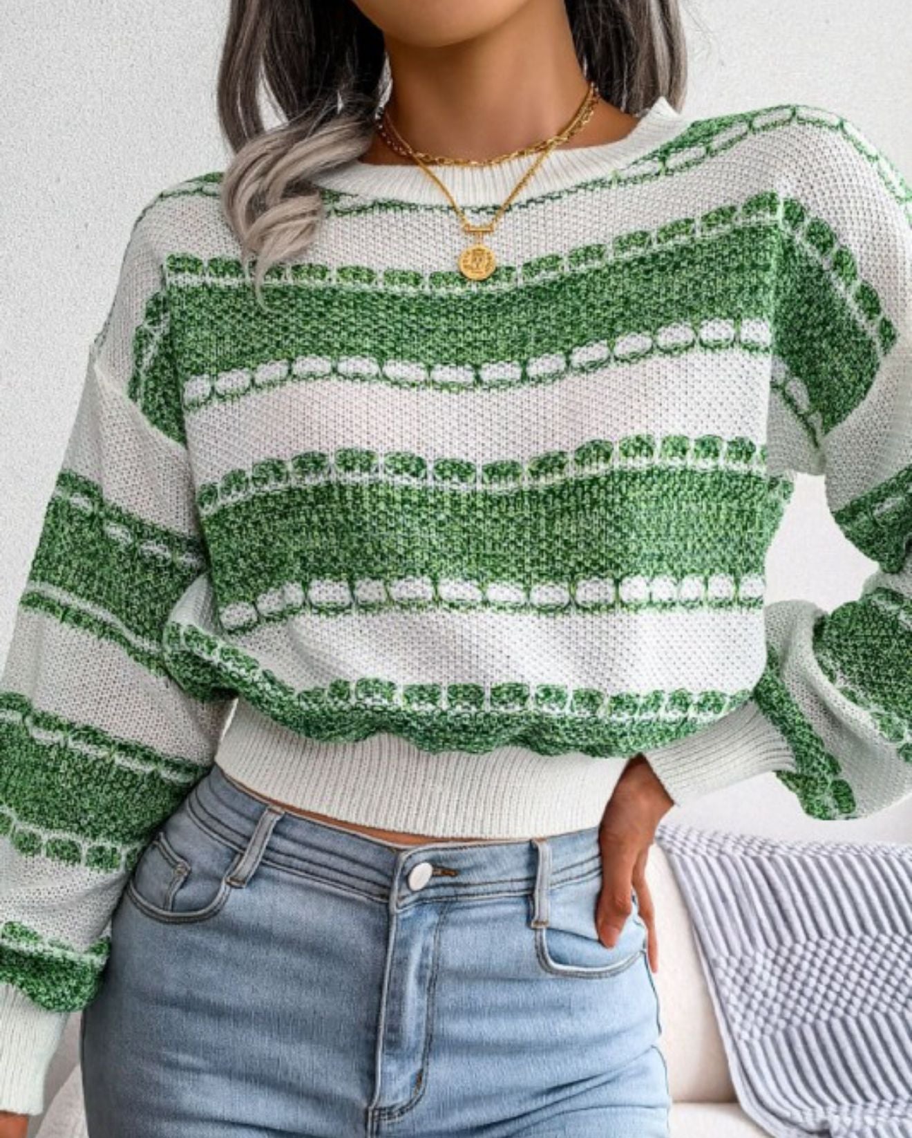 Color Knit Sweater