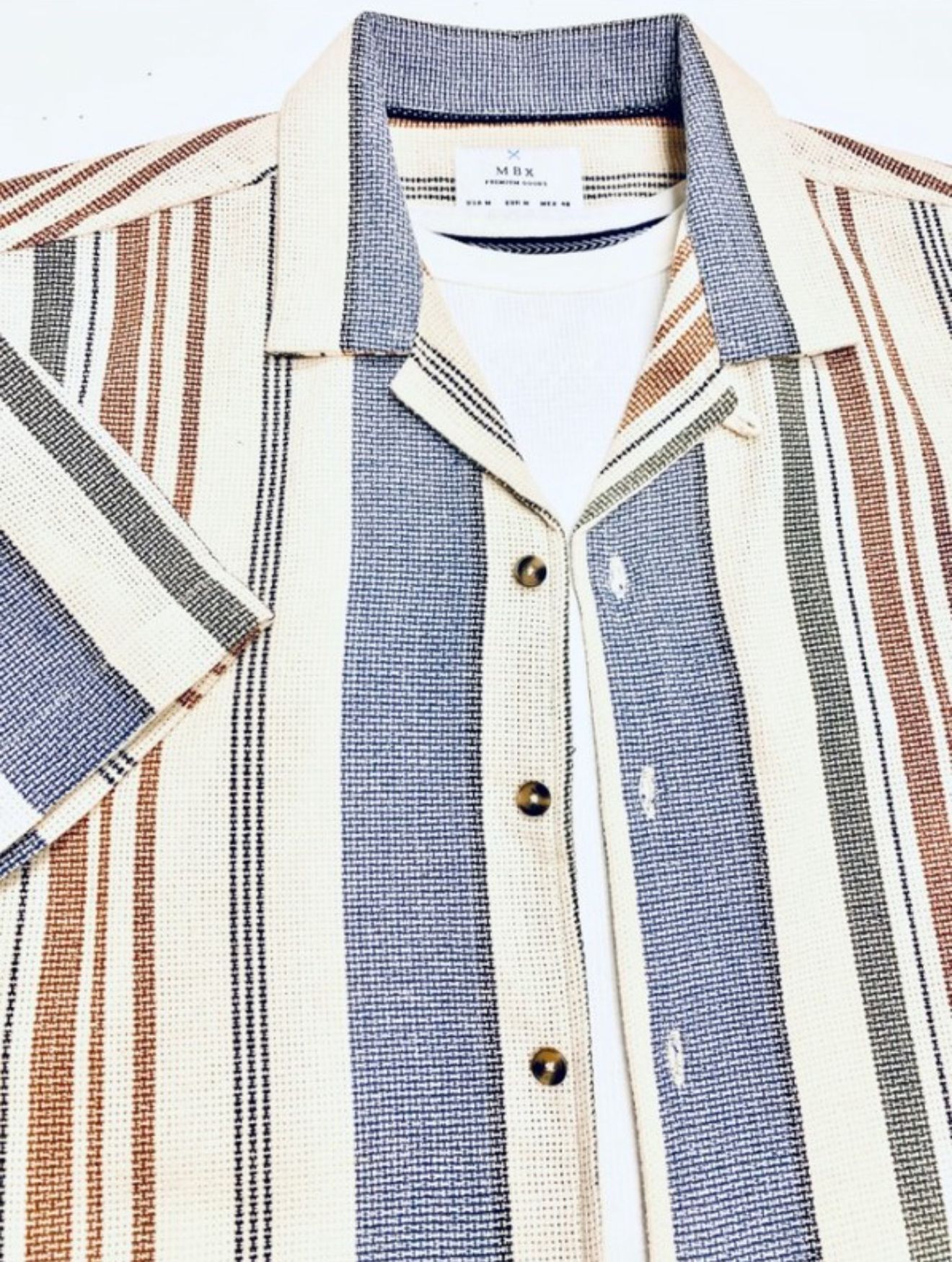 Texture Strip Shirt