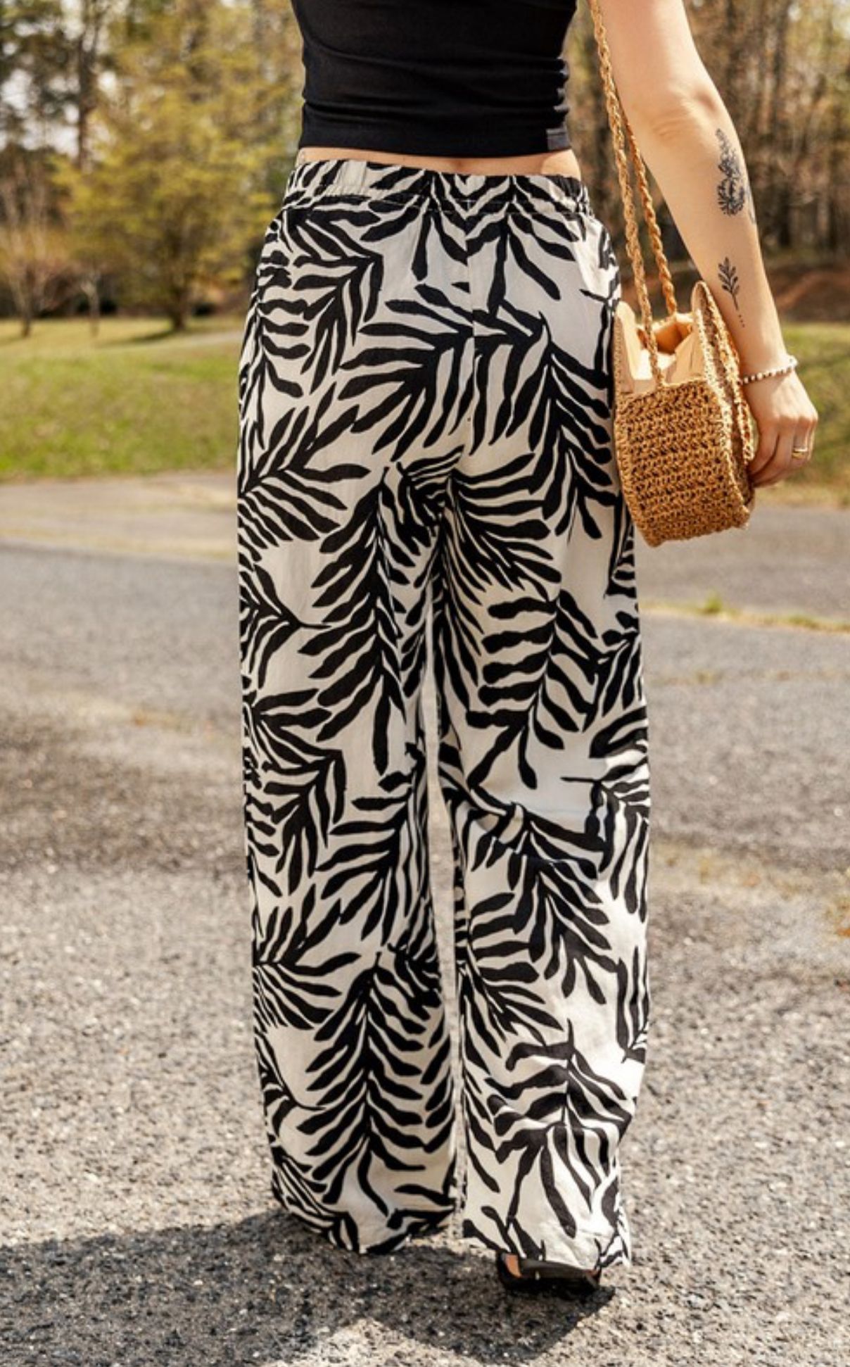 Tropical Leafy Print
