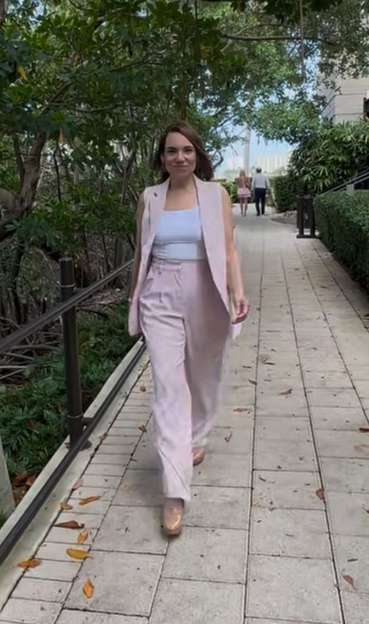 Suit Blush Pink