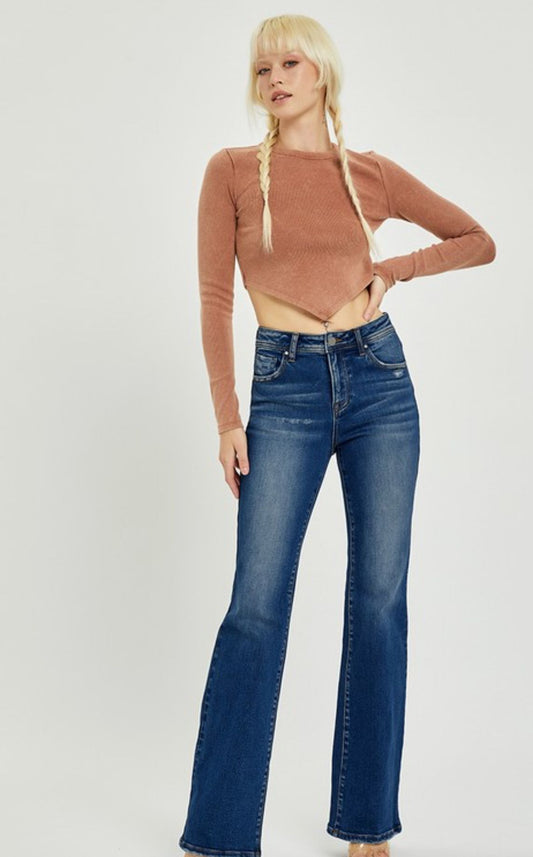 High Rise Bootcut Jeans
