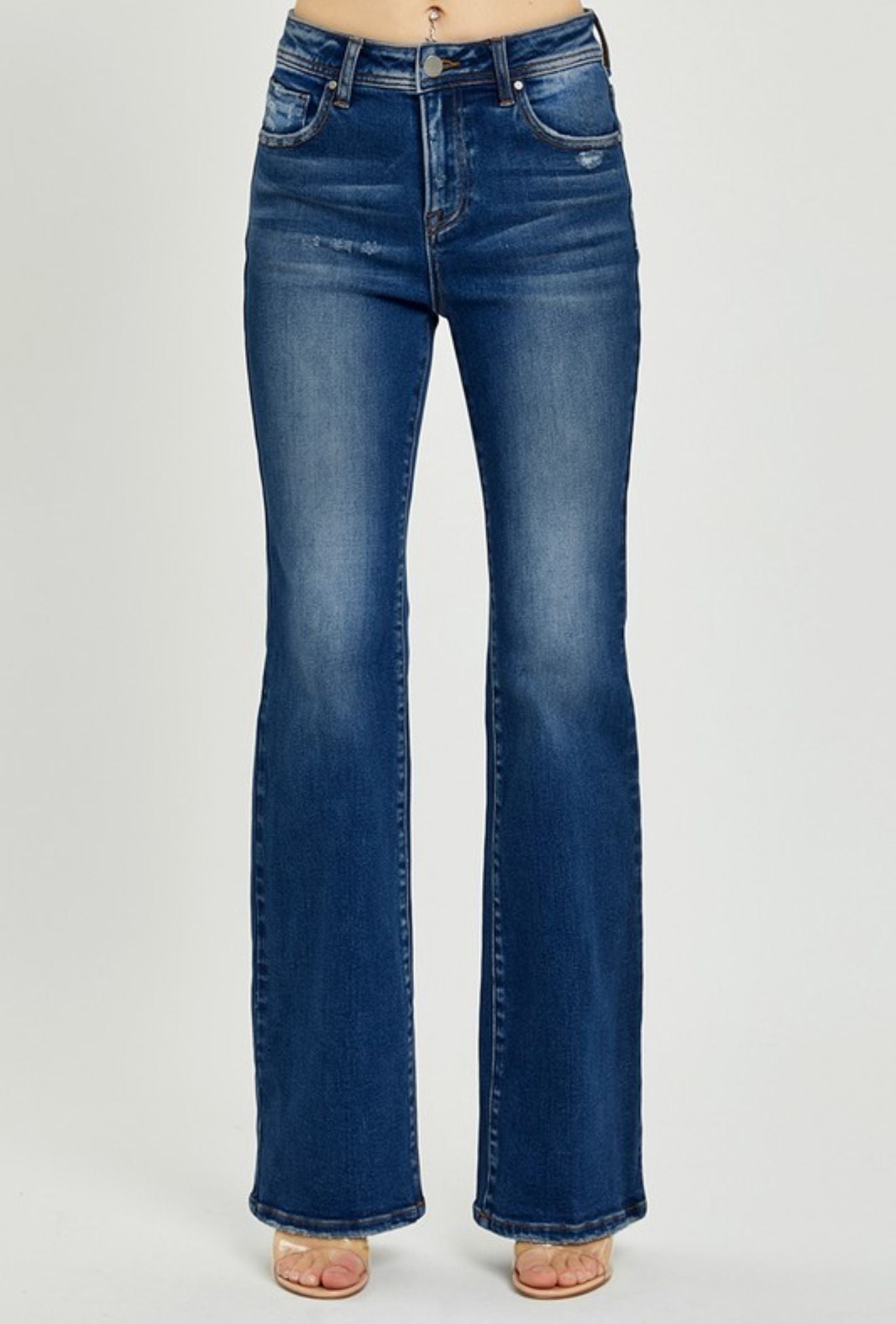 High Rise Bootcut Jeans