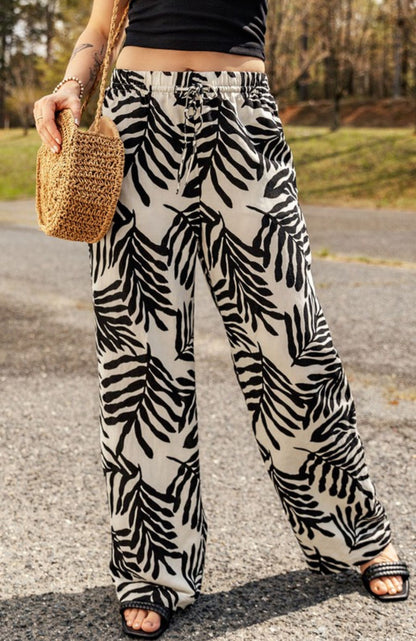 Tropical Leafy Print