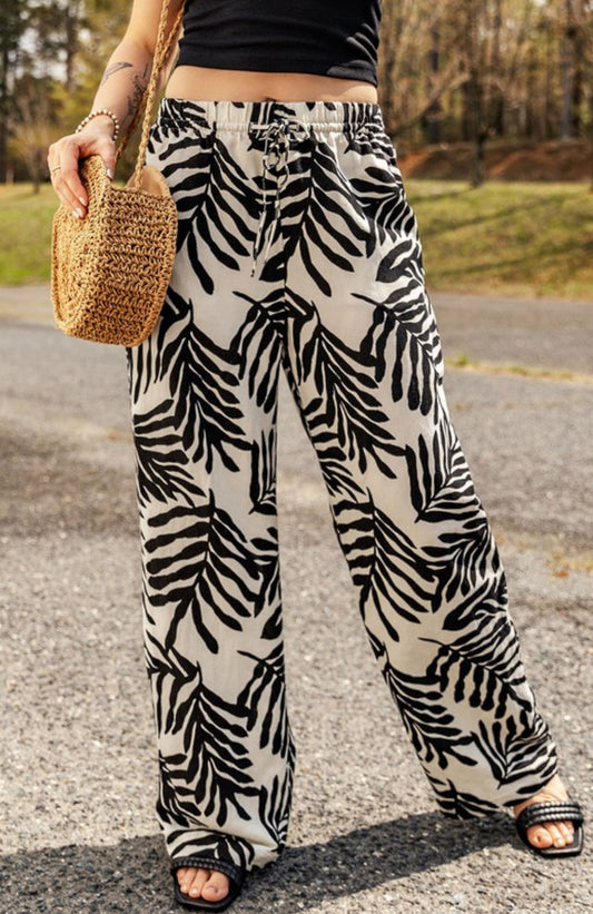 Tropical Leafy Print