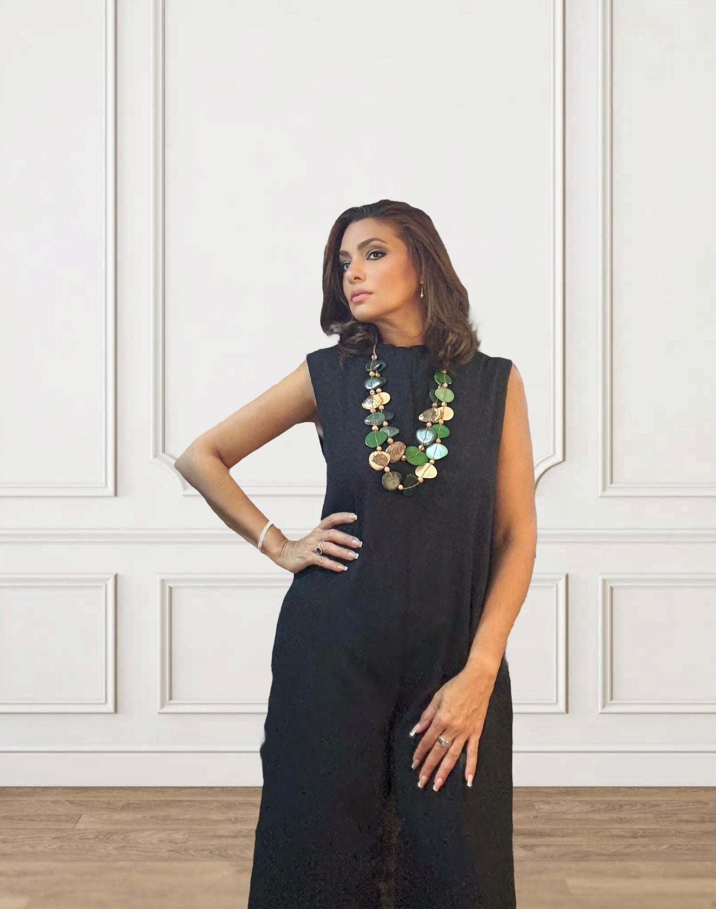 Sleeveless Wide Leg Jumpsuit