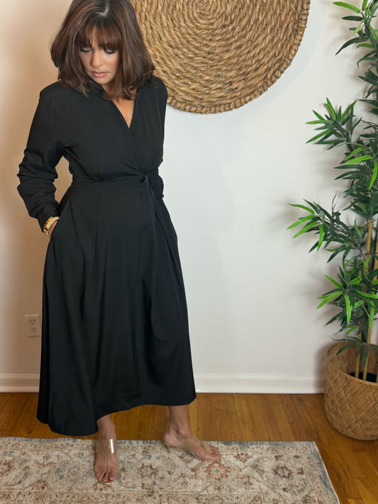 Casual Black Dress