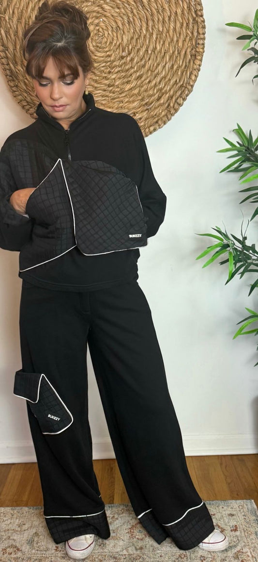 Casual Set With Abstract Design For Winter Season